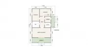 Каркасный дом 9,0х13,5 К-43