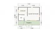 Каркасный дом 6х7 К-8