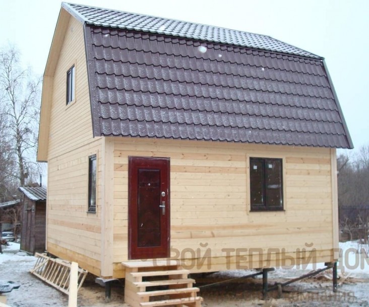 Дом из бруса 6х6м фото 1