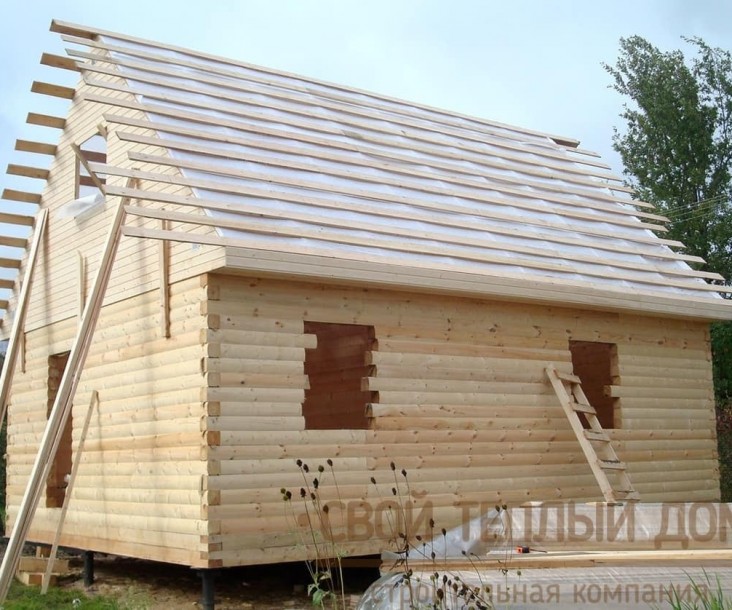 Дом из бруса 6х8м фото 7