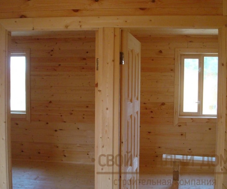 Дом из бруса 6х8м фото 14