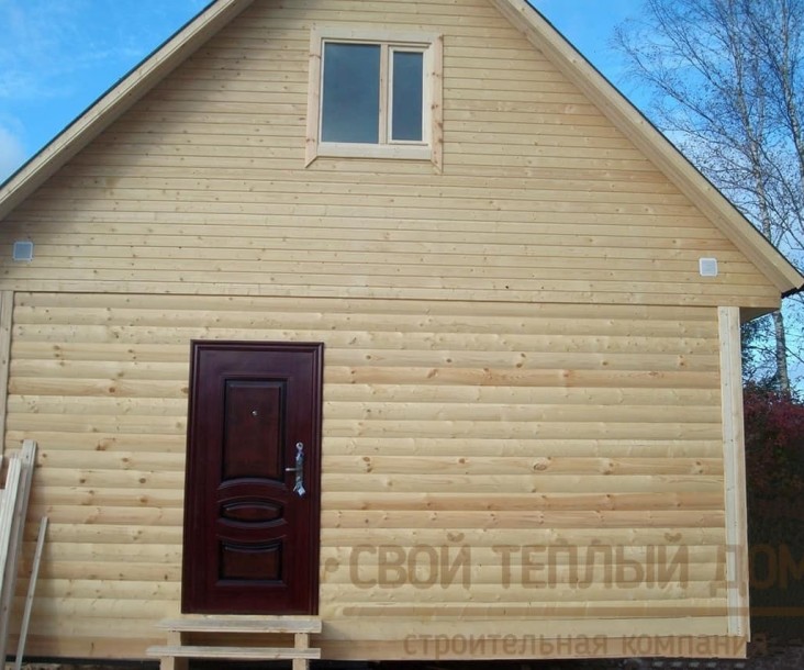 Дом из бруса 6х8м фото 10