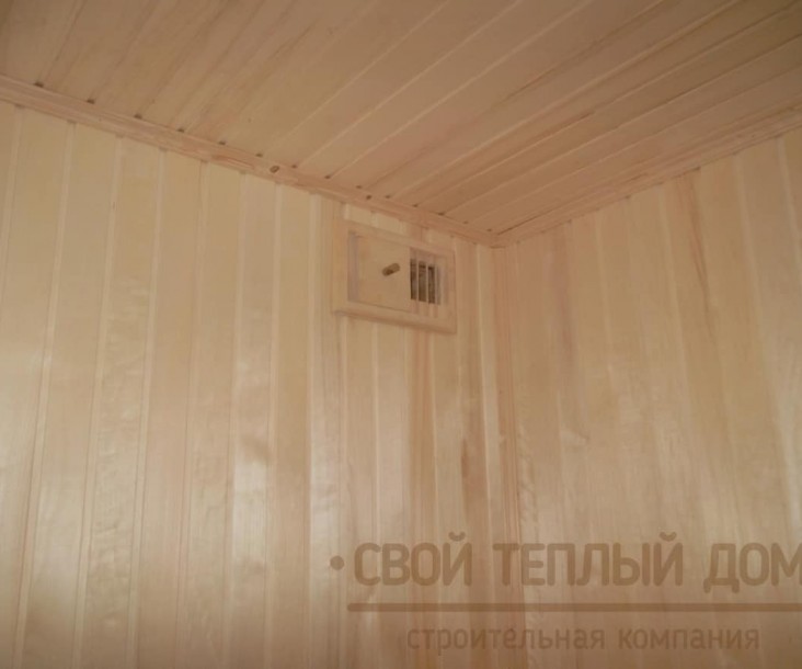 Баня из бруса 4х6м, проект Заказчика фото 4