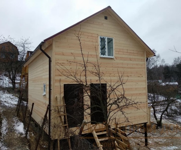 Каркасный дом 6х8м, проект Заказчика фото 13