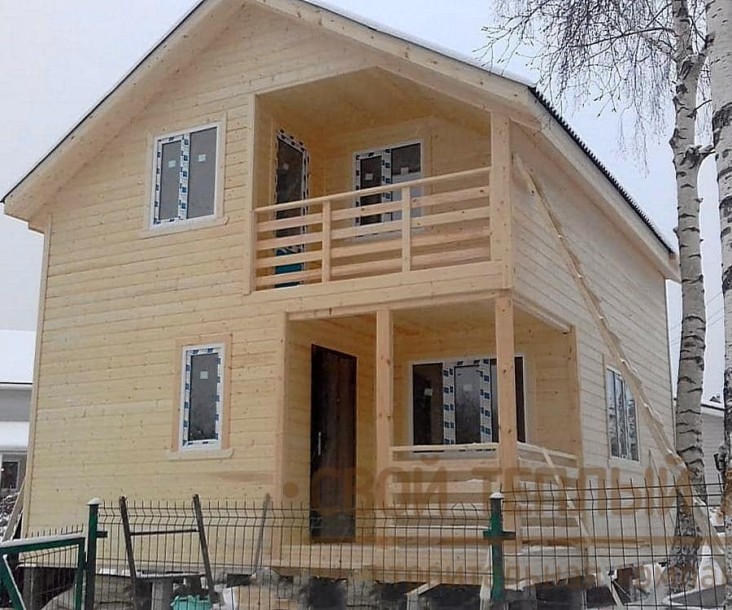 Каркасная баня 6х7м фото 1