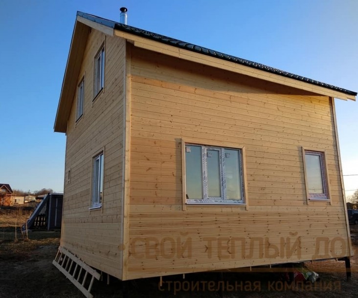 Каркасная баня 6х6м фото 4