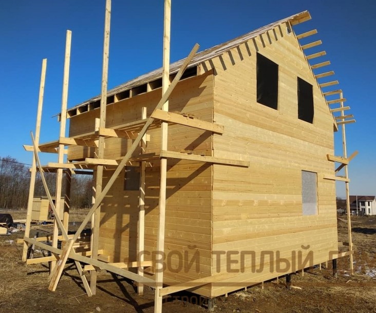 Каркасная баня 6х6м фото 15
