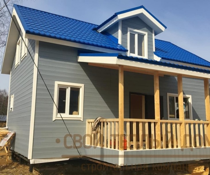 Каркасный дом 6х9м фото 2