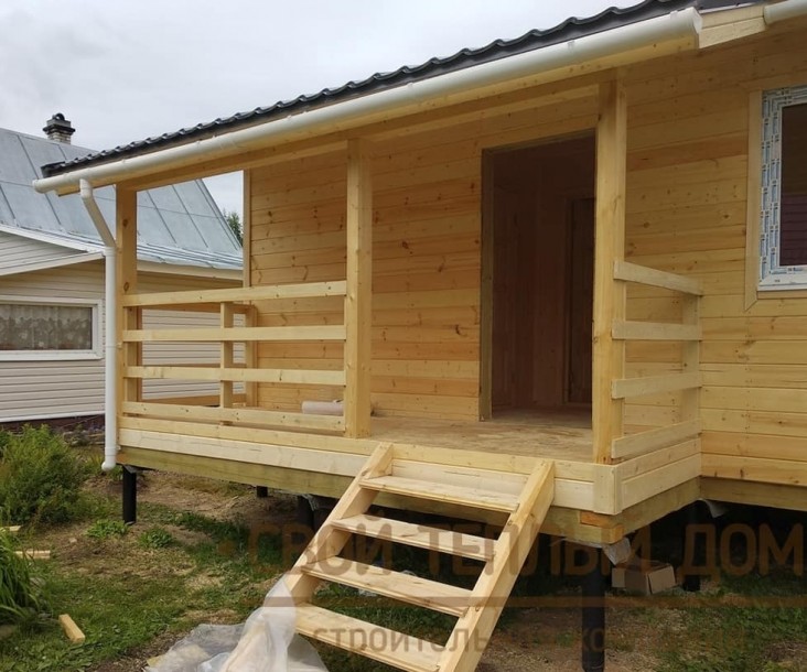 Каркасный дом 7х10м фото 9