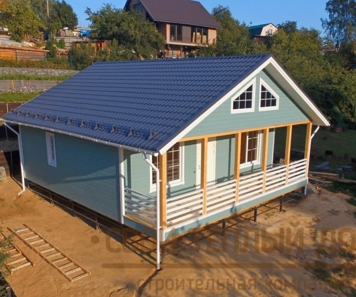 Каркасный дом 9х10м фото 2