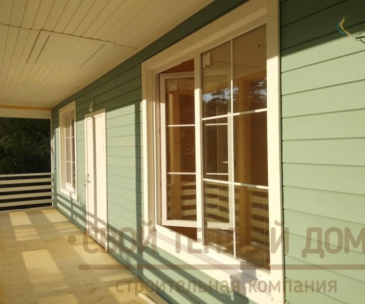 Каркасный дом 9х10м фото 11