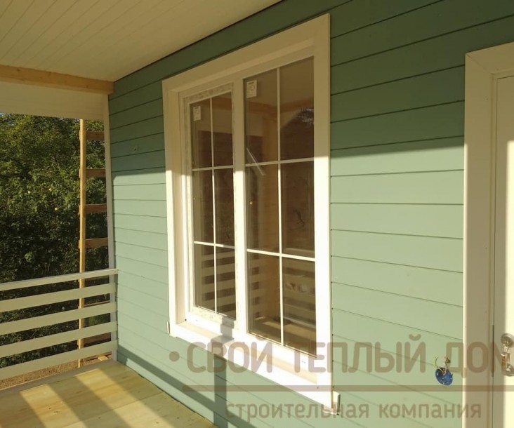 Каркасный дом 9х10м фото 12