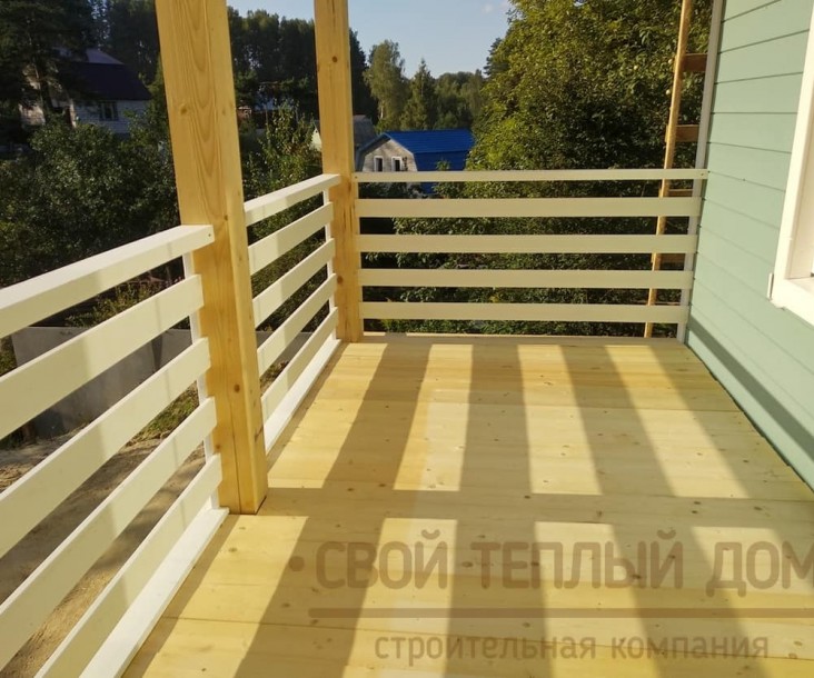 Каркасный дом 9х10м фото 15