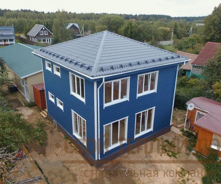 Каркасный дом 9х8м фото 4