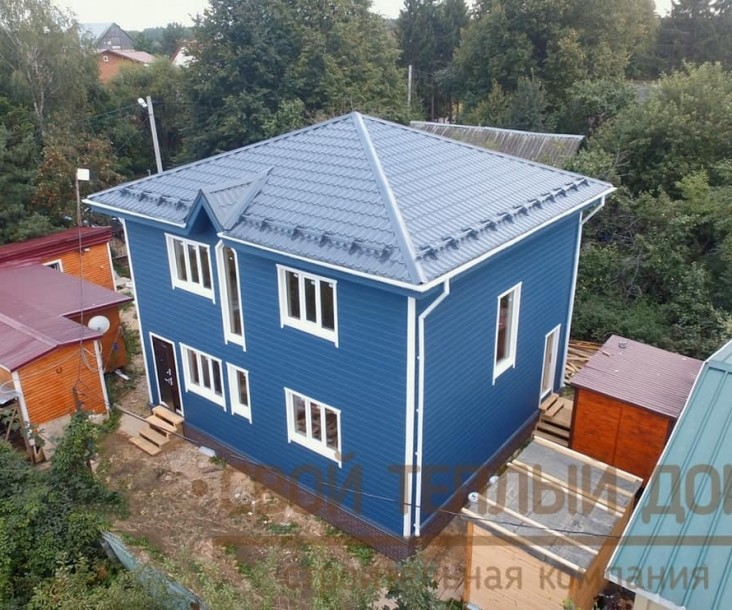 Каркасный дом 9х8м фото 2