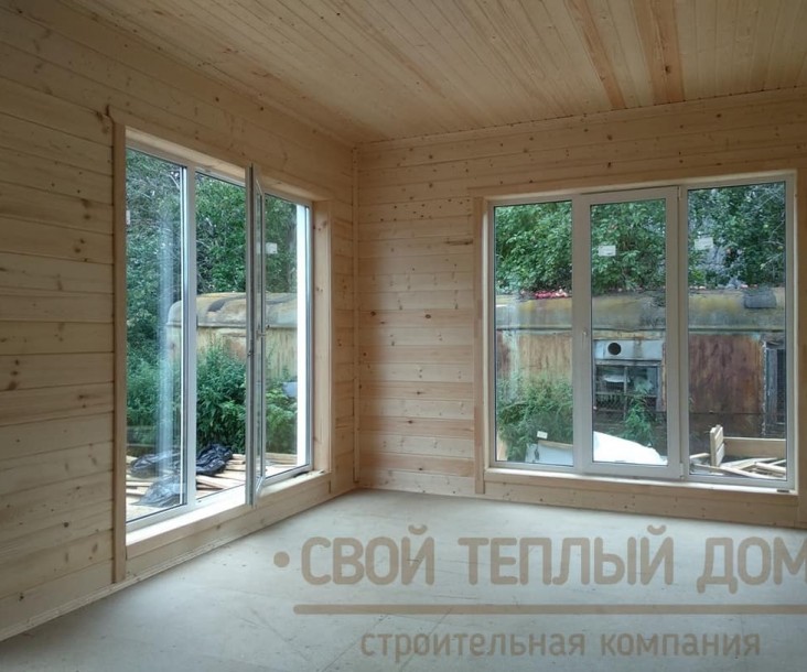 Каркасный дом 9х8м фото 14