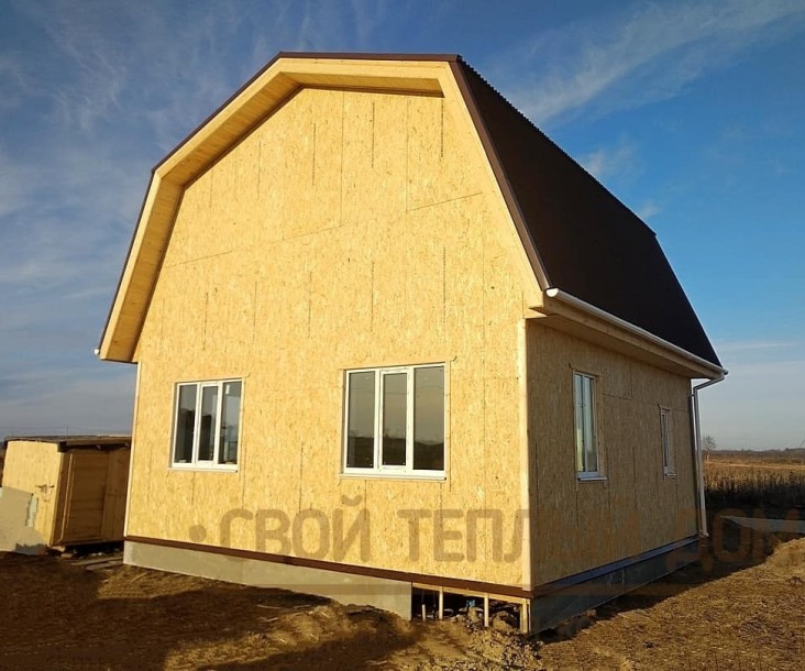 Каркасный дом 8х8м фото 2