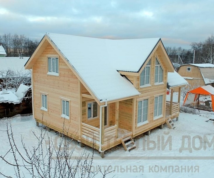 Каркасный дом 8х10м фото 2