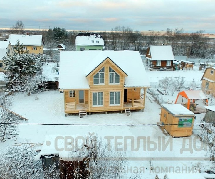 Каркасный дом 8х10м фото 5
