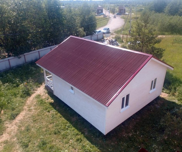 Каркасный дом 8,0х9,0м фото 3
