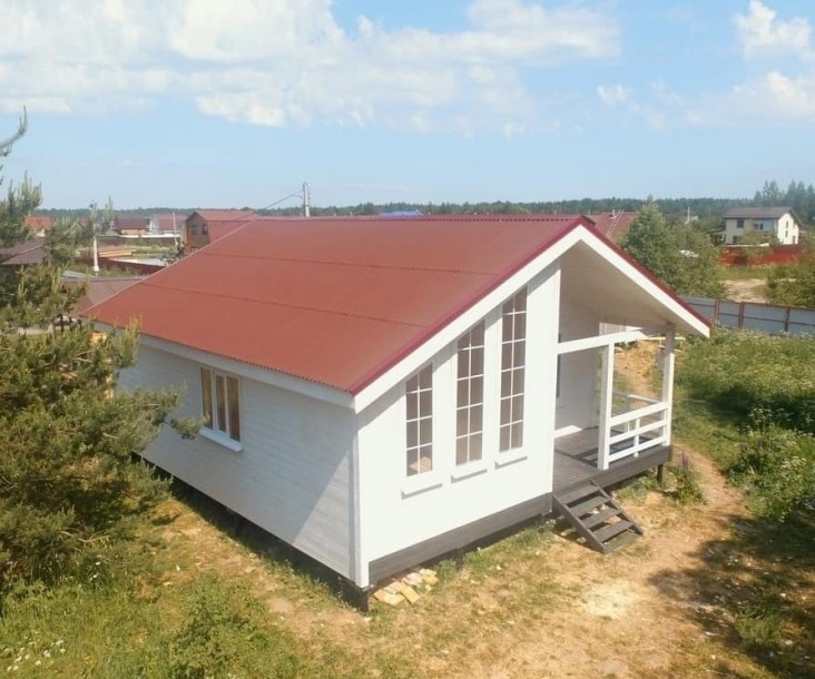 Каркасный дом 8,0х9,0м фото 1