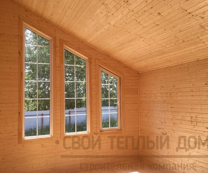 Каркасный дом 8,0х9,0м фото 17