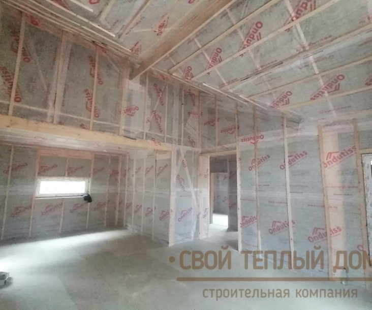 Каркасный дом 8,5х10,0м фото 10