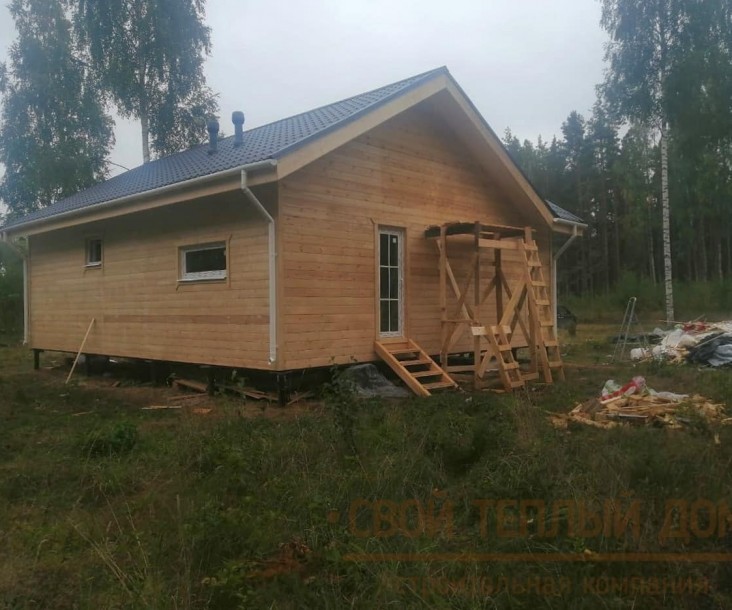 Каркасный дом 8,5х10,0м фото 9