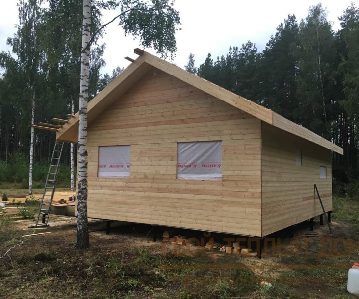 Каркасный дом 8,5х10,0м фото 14