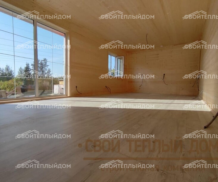 Каркасный дом 9,5х12,0м фото 17