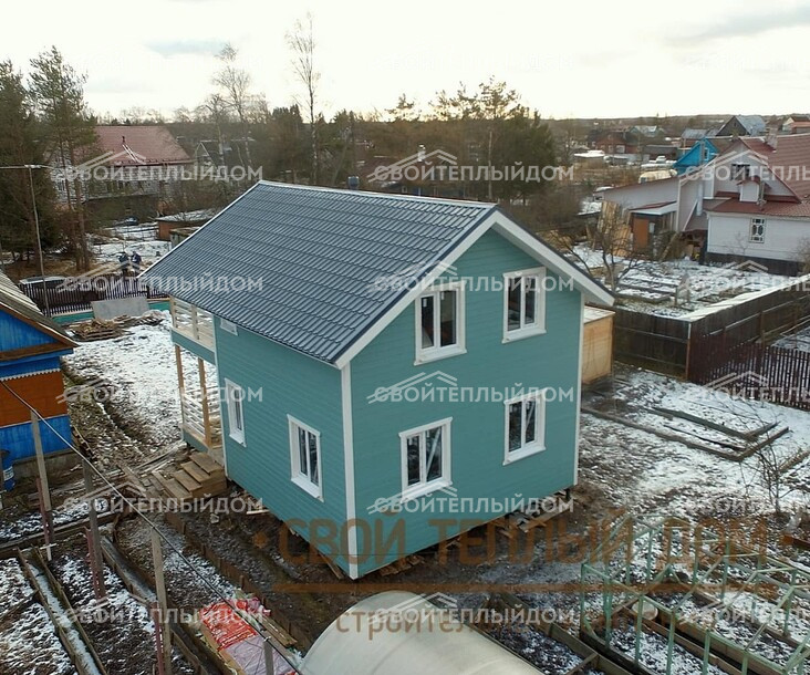 Каркасный дом 6,0х8,5м фото 4
