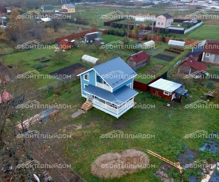 Каркасный дом 7х8м фото 8