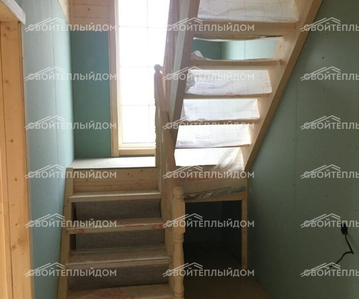 Каркасный дом 7х8м фото 27
