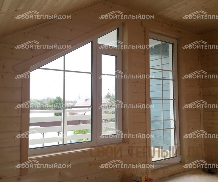 Каркасный дом 7х8м фото 30