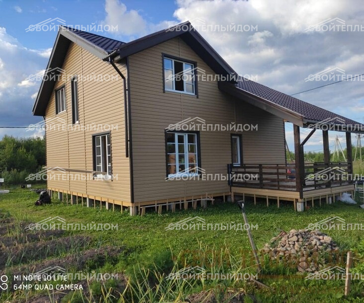 Каркасный дом 8,5х9,0м фото 13