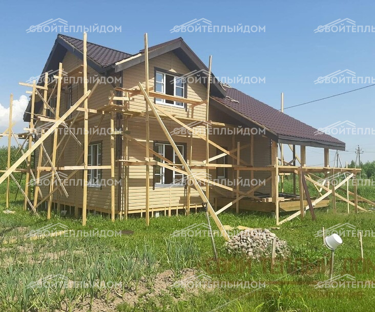 Каркасный дом 8,5х9,0м фото 24