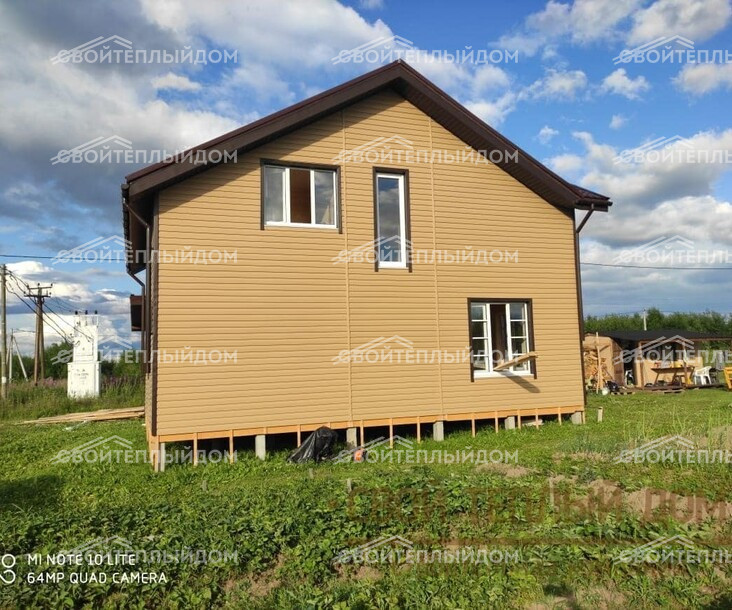 Каркасный дом 8,5х9,0м фото 12