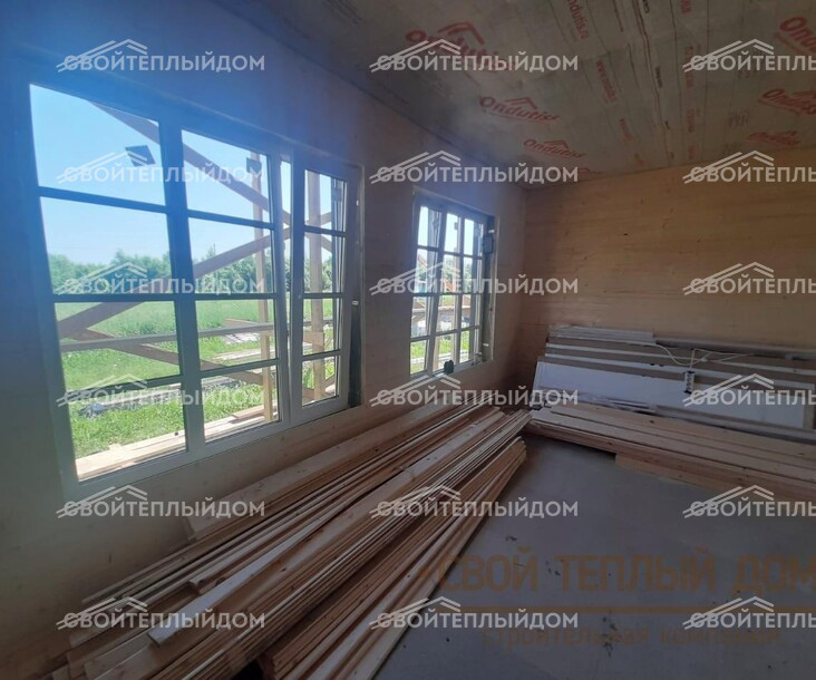 Каркасный дом 8,5х9,0м фото 25