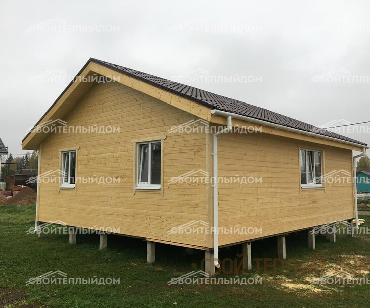 Каркасный одноэтажный дом 8,0х9,0м фото 8