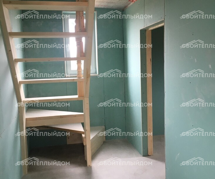 Каркасный дом 6,0х8,0м фото 15