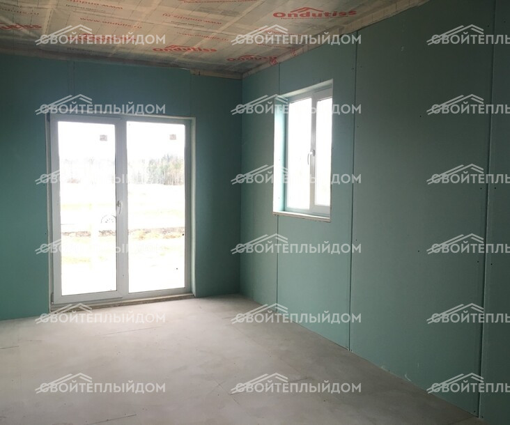 Каркасный дом 6,0х8,0м фото 11
