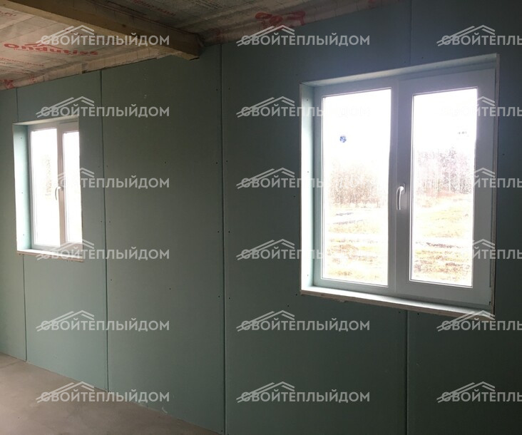 Каркасный дом 6,0х8,0м фото 14