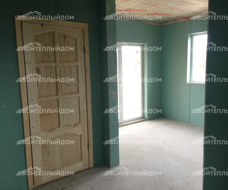 Каркасный дом 6,0х8,0м фото 13