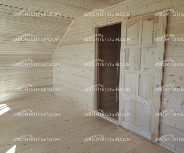 Брусовой дом 7,5х9,5м фото 16