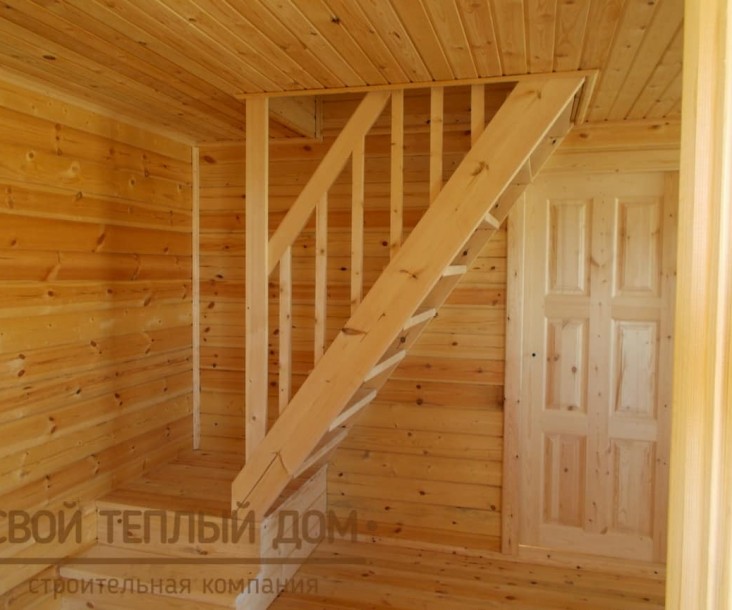 Дом из бруса 7х8м фото 12