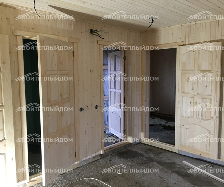 Каркасный дом 7,5х10,0м фото 9
