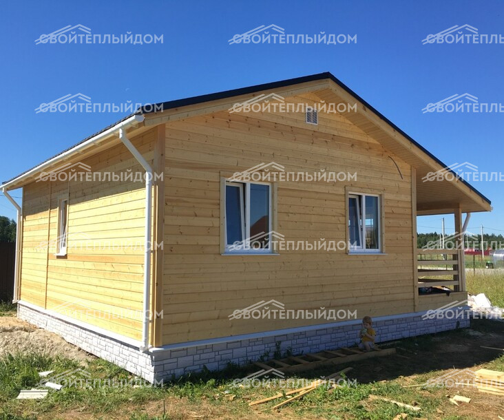 Каркасный дом 6,0х8,0м фото 5