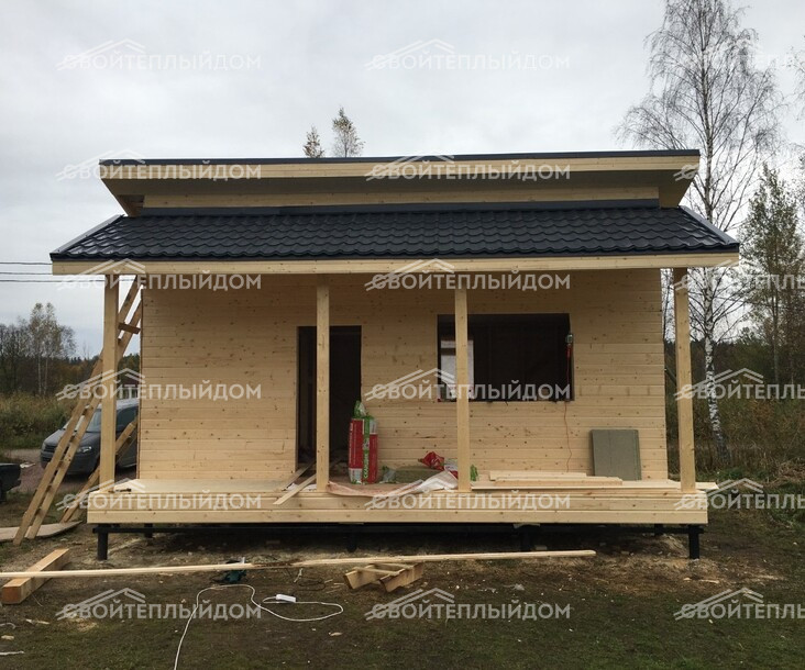 Каркасный дом 6,0х7,0м фото 11