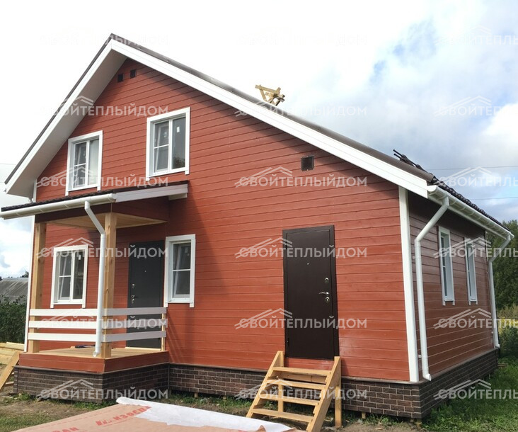 Каркасный дом 6,0х9,0м фото 7
