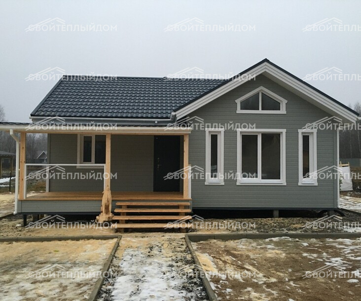 Каркасный дом 8,5х10,0м фото 8